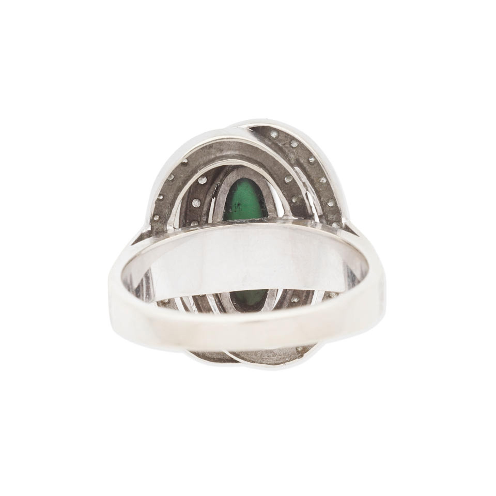 TOURMALINE AND DIAMOND RING - Image 2 of 3