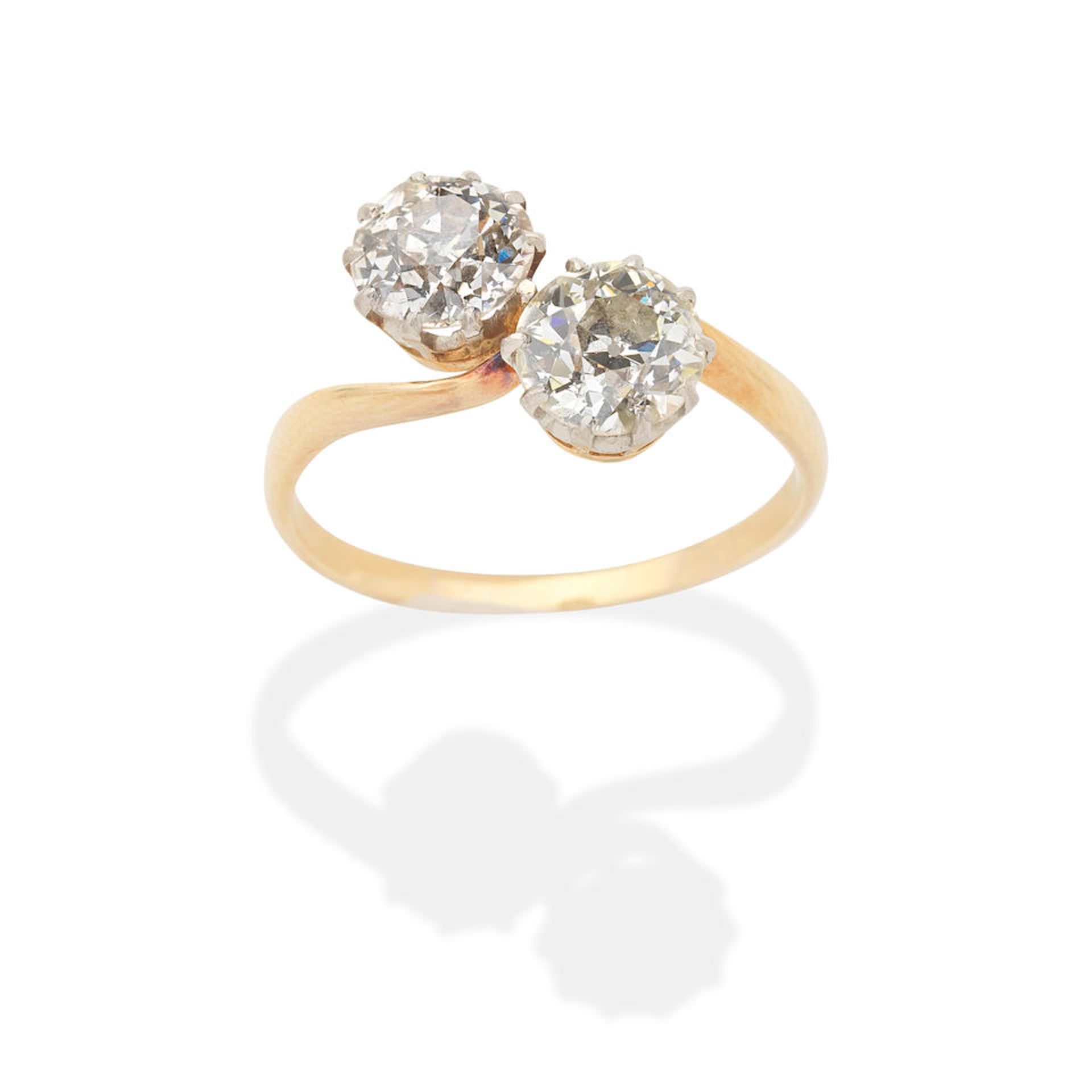 DIAMOND TWO-STONE RING