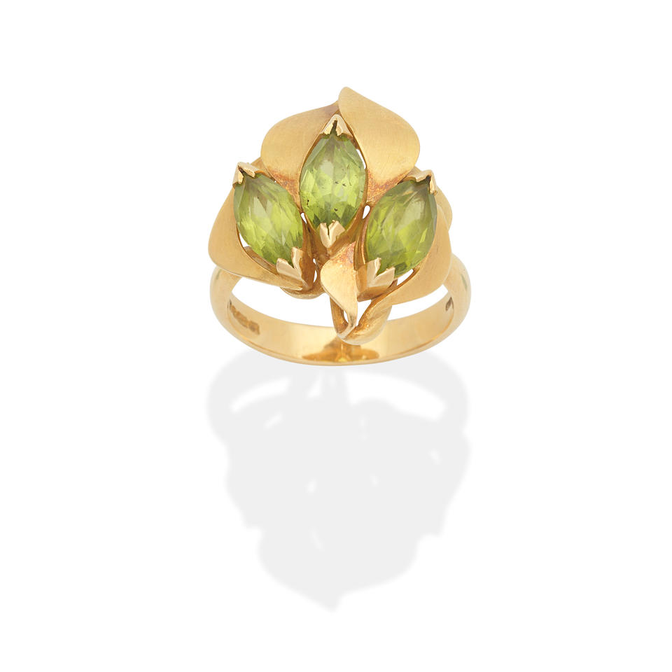 TOM SCOTT: PERIDOT RING,