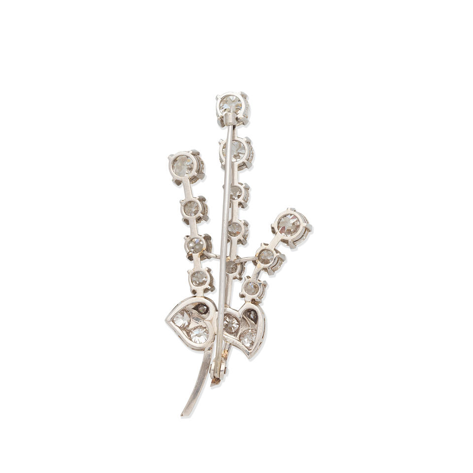 DIAMOND SPRAY BROOCH - Image 3 of 3