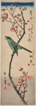 UTAGAWA HIROSHIGE (1797-1858) BUSH WARBLER AND PLUM