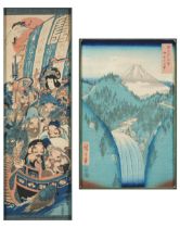 UTAGAWA HIROSHIGE (1797-1858) TWO WOODBLOCK PRINTS