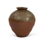 A LARGE TAMBA STONEWARE JAR