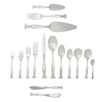 AN AMERICAN STERLING SILVER FLATWARE SERVICE by Wallace Silversmiths, Wallingford, Connecticut, ...