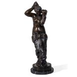 AN ITALIAN PATINATED BRONZE FIGURE OF VENUSChiurazzi Foundry, after the antique, 21st century