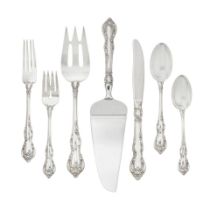 AN AMERICAN STERLING SILVER FLATWARE SERVICE FOR EIGHTEEN by Towle Silversmiths, Newburyport, Ma...