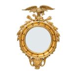 A FEDERAL GILTWOOD MIRRORAmerican or English, early 19th century