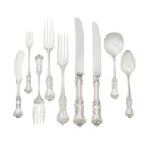 AN AMERICAN STERLING SILVER FLATWARE SERVICE FOR EIGHT by Reed & Barton, Taunton, Massachusetts,...