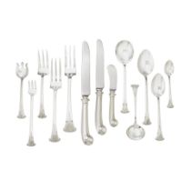 AN AMERICAN STERLING SILVER EXTENSIVE FLATWARE SERVICE by Tuttle Silversmiths, Boston, MA, 20th ...