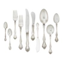 AN AMERICAN STERLING SILVER FLATWARE SERVICE by Westmoreland, Wallingford, CT, 20th century