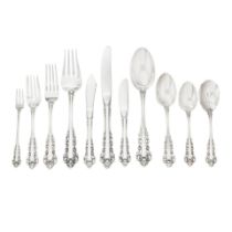 AN AMERICAN STERLING SILVER PARTIAL FLATWARE SERVICE FOR TWENTY-FOUR by Gorham, Providence, Rhod...