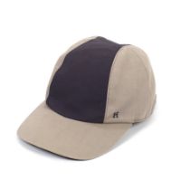 Hermès: a Navy and Beige Cotton Cap