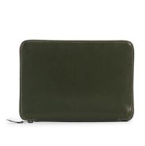 Hermès: an Olive Green Globe Trotter Zip Agenda Cover 2002 (includes a boxed spare notepad)