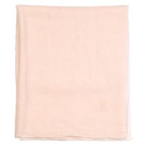 Hermès: a Baby Pink Cashmere and Silk Shawl