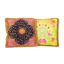 Versace: Two Silk Cushions