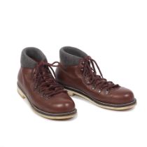 Loro Piana: a Pair of Men's Laax Walk Mid-Cut Hiking Boots