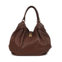 Louis Vuitton: a Brown Leather Mahina Tote 2009