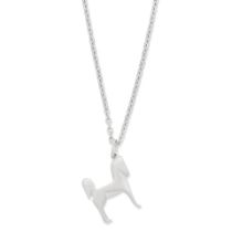 Hermès: a Matte Silver Panache Necklace c.2023 (includes dust bag and box)