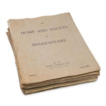WILLIAMS, JAMES LEON. 1852-1932. The Home and Haunts of Shakespeare. New York: Charles Scribner...