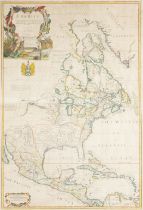 SENEX, JOHN. 1678-1740. North America Corrected from the Observations Communicated to the Royal ...