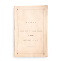 DICKENS, CHARLES. 1812-1870. Report of the Dinner Given to Charles Dickens, In Boston, February ...