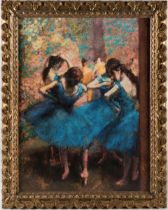 After Edgar Degas (French 1834-1917) (In an antique carved giltwood frame)
