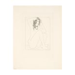 PABLO PICASSO (1881-1973) Femme nue se couronnant de fleurs, 16 septembre 1930 (Bloch, 135 ; Bae...