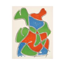 MAN RAY (1890-1976) Tre Figure, 1968 (Anselmino, 22)Lithographie en couleurs sur vélin Sign...