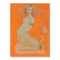 LEONOR FINI (1907-1996) Sphinx, 1975 Lithographie en couleurs sur vélin Epreuve hors commer...