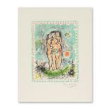 MARC CHAGALL (1887-1985) Les trois nus, 1984 (Sorlier, 1028)Lithographie en couleurs sur vé...