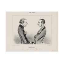 HONORÉ DAUMIER (1808-1879) Sans titre Ensemble de 12 tirages lithographiques 27,5 x 35,5 cm...