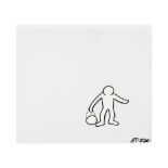 D'APRES KEITH HARING (1958-1990) Sesame Street Break-Dancers animation drawing, 1987 Séri...