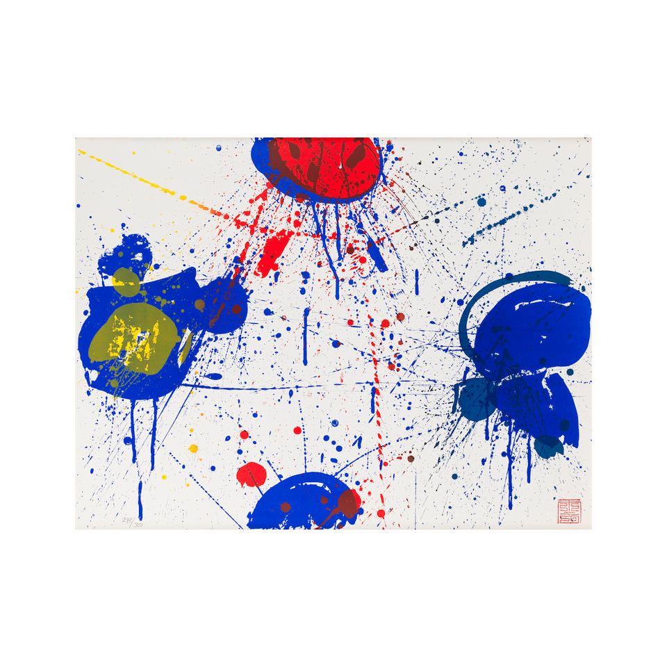 SAM FRANCIS (1923-1994) The Upper Red (SF-48), 1963 (Lembark, L.51)Lithographie en couleurs sur ...