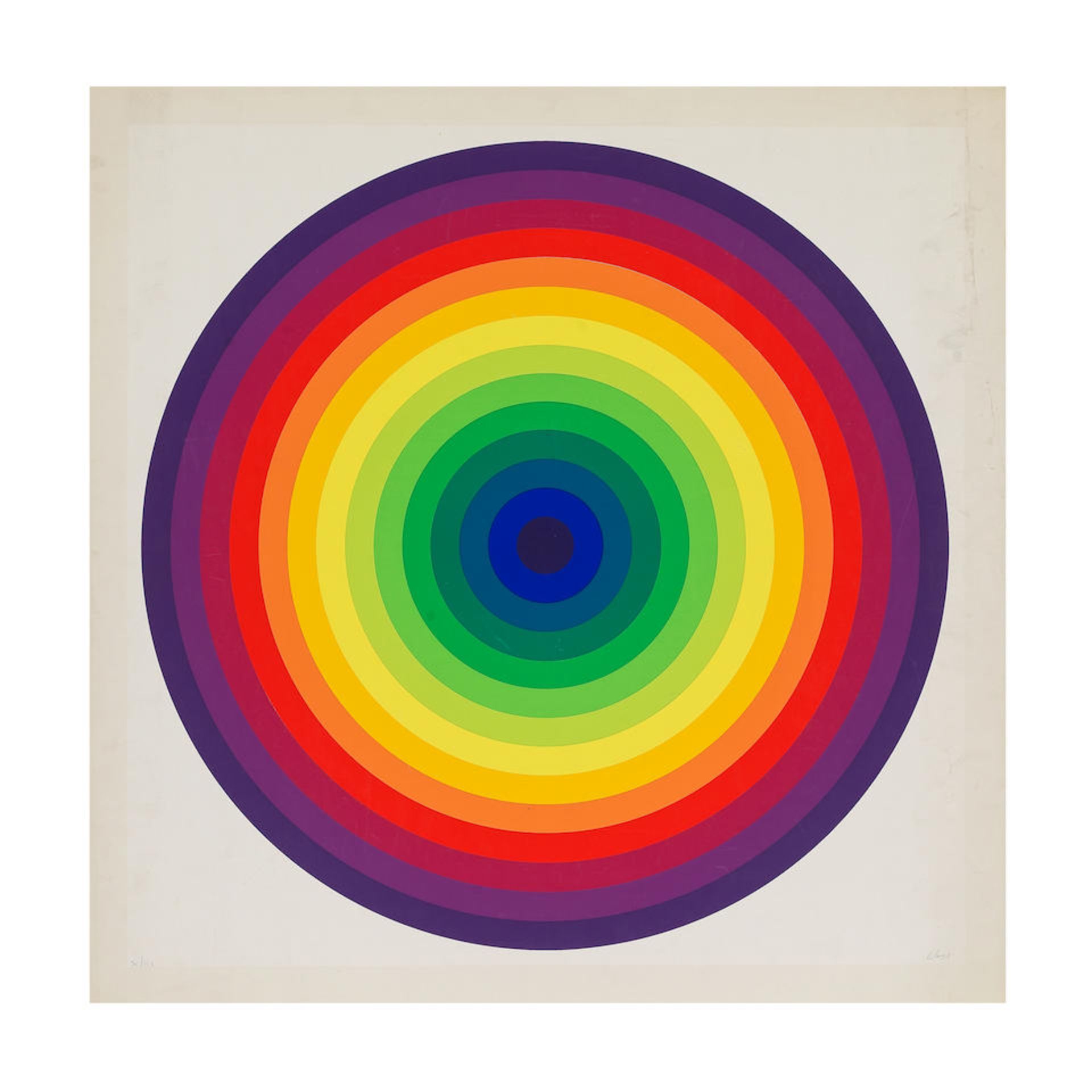 JULIO LE PARC (NE EN 1928) Sans titre, 1972 Sérigraphie en couleurs Signée et num&#23...