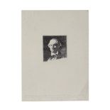 EDOUARD MANET (1832-1883) Portrait de Baudelaire, 1865 Eau-forte sur vergéSignée dans ...