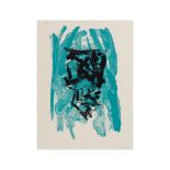 GEORG BASELITZ (NE EN 1938) Sans titre (From Adler), 1974 (Springer, 180)Bois gravé en coul...