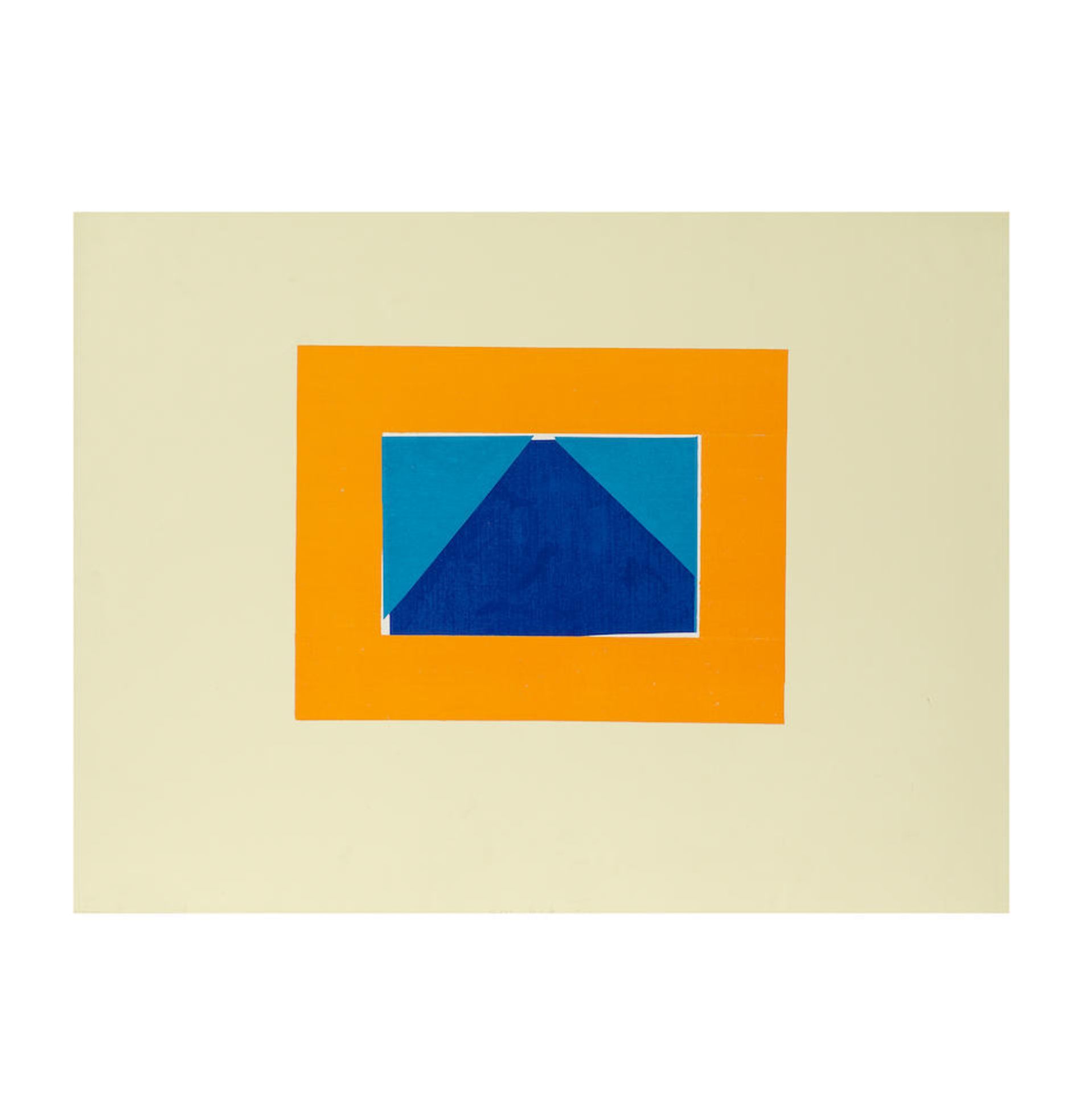 HOWARD HODGKIN (1932-2017) Indian View C, 1971 Sérigraphie couleurs sur papier J GREENSign&...