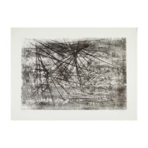 HANS HARTUNG (1904-1989) L 1966-29, 1966-1969 (RMM, 271)Lithographie en noir sur vélin de B...