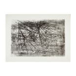 HANS HARTUNG (1904-1989) L 1966-29, 1966-1969 (RMM, 271)Lithographie en noir sur vélin de B...