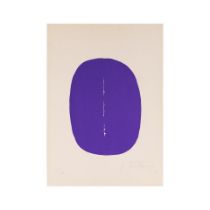 LUCIO FONTANA (1899-1968) Concetto Spaziale, 1965 (Ruhé & Rigo, S-2)Sérigraphie en mau...