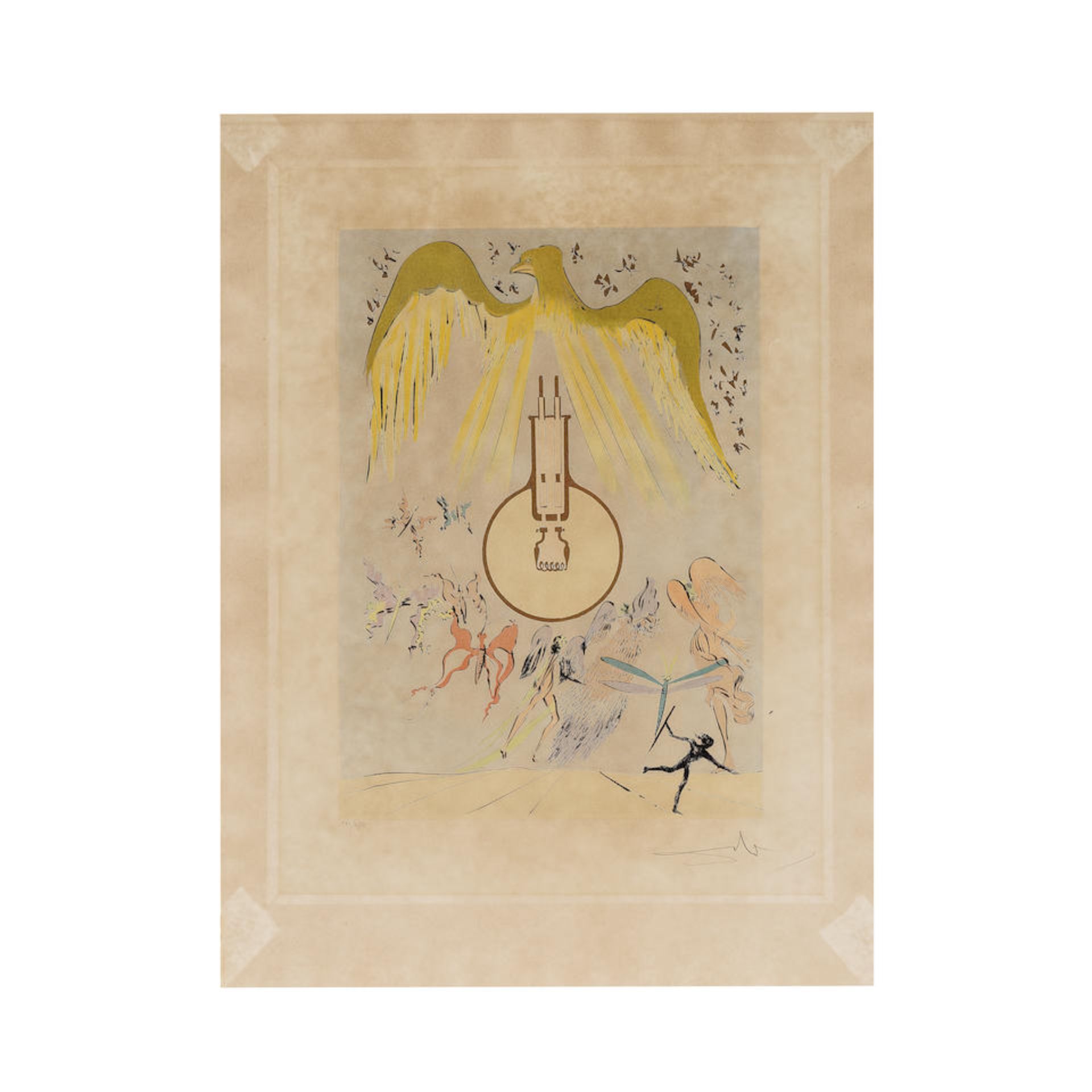 SALVADOR DALÍ (1904-1989) L'ampoule à incandescence, 1975 (Michler & Löpsinger, 8...