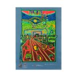 FRIEDENSREICH HUNDERTWASSER (1928-2000) Street for survivors, 1972 (Koschatzky, 45)Issue du po...