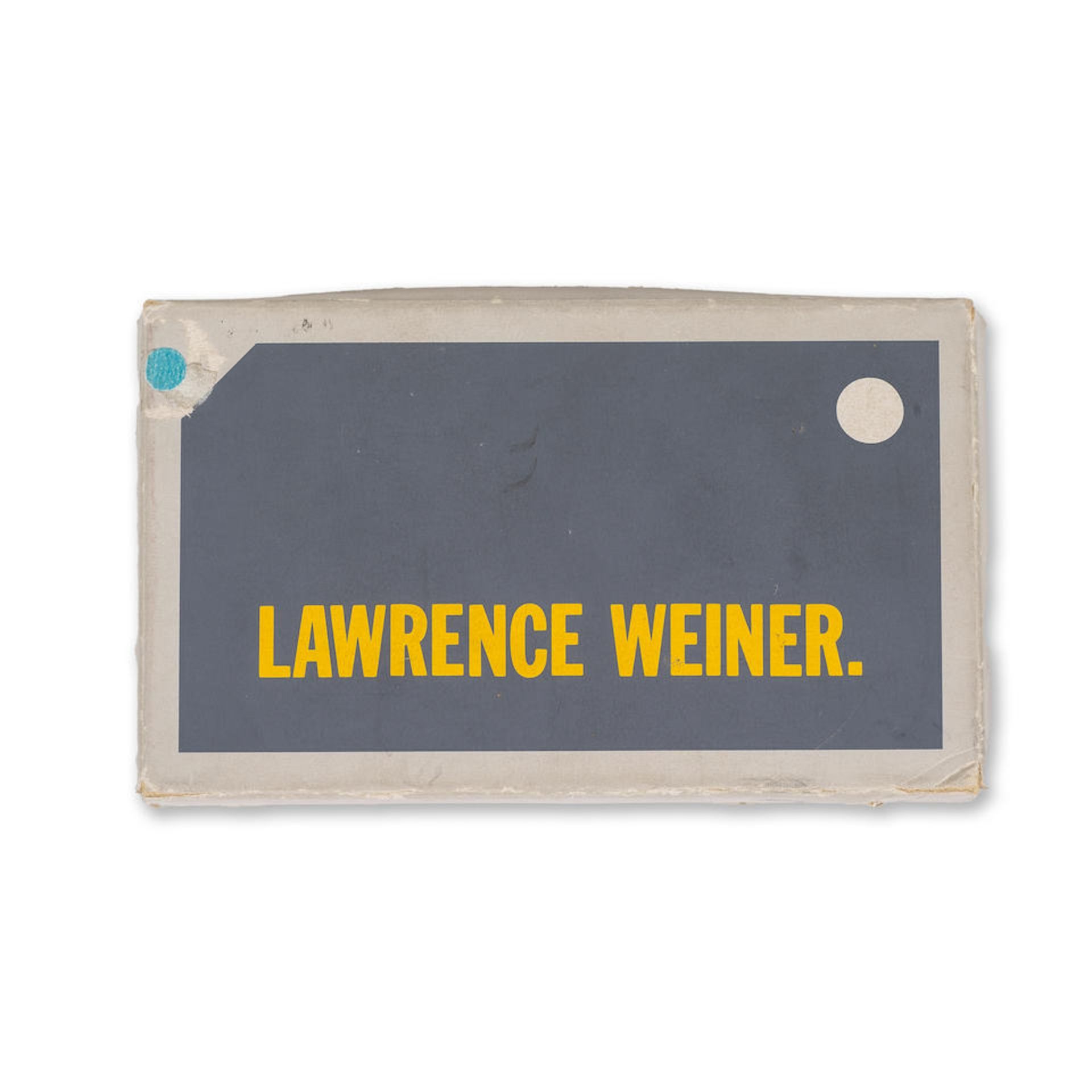 LAWRENCE WEINER (1942-2021) Dessus et dessous/Dessous et Dessus, 1986 Portfolio de 6 plaquettes ... - Bild 3 aus 3