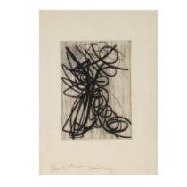 HANS HARTUNG (1904-1989) G 05/Soleil cou-coupé, 1947 (RMM, 38)Vernis mou et pointe sèc...