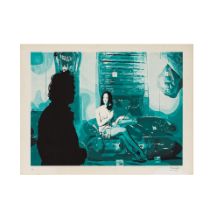 GERARD FROMANGER (1939-2021) Femme bleue, 1973 Lithographie en couleursSignée et justifi&#2...