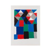 SONIA DELAUNAY (1885-1979) Scottish, circa 1970 Lithographie en couleurs sur vélinSign&#233...