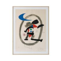 JOAN MIRÓ (1893-1983) Arlequin Circonscrit, 1973 (Mourlot 887)Lithographie en couleurs sur...