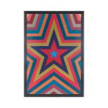 SOL LEWITT (1928-2007) Five Pointed Star with Color Bands,1992 (Krakow, 1992.03)Sérigraphie...