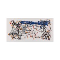 JEAN-PAUL RIOPELLE (1923-2002) Album 67, (n°11), 1967 (Riopelle, 1967.29k EST.LI.ALB)Lithog...