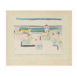 PAUL KLEE (1879-1940) D'après Paysage du Sud de la France, 1927 Lithographie en couleursSig...